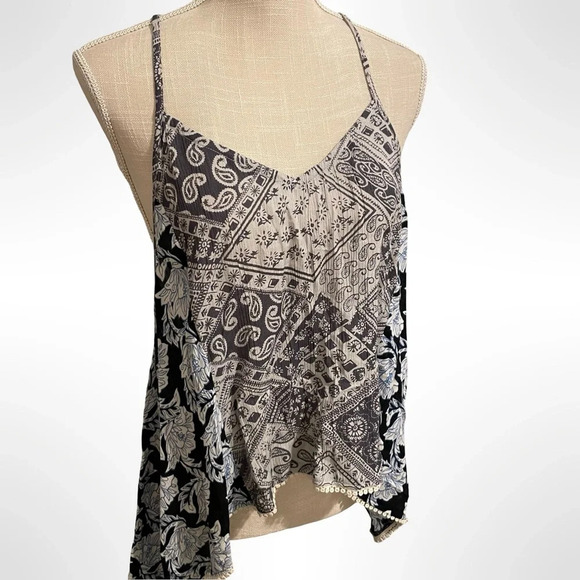 addie Tops - Addie Bohemian Flowy Sleeveless Blouse